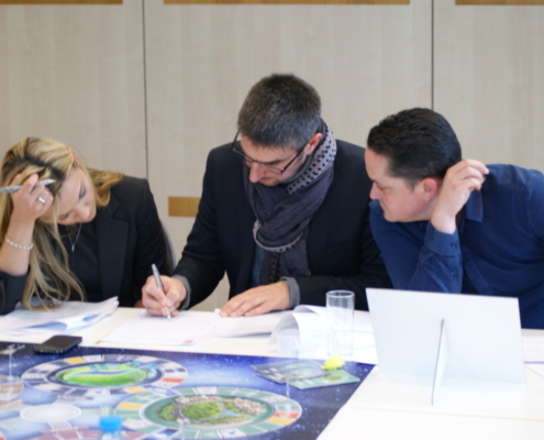 Jeu des Partenariats — formation ludique droit immobilier Immochan, lauréat Prix Village de la Justice 2016 - formation