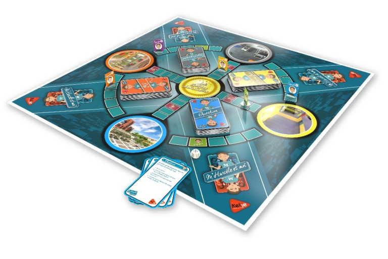Boîte du jeu M'harcèle et moi, jeu sérieux sur le harcèlement scolaire pour collèges et lycées – KELJE Production