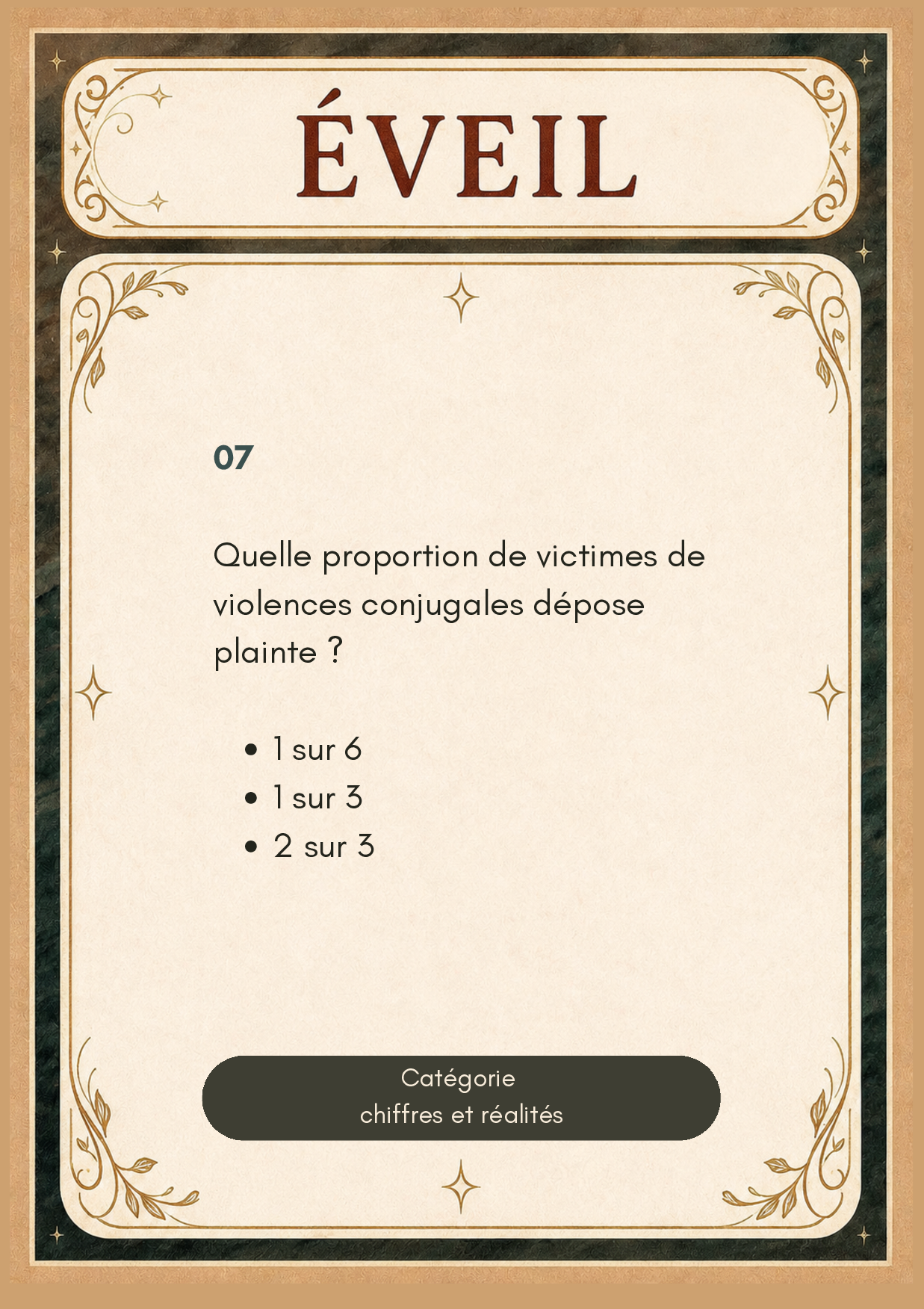 carte éveil